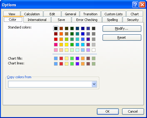 create a custom color theme in excel for mac?